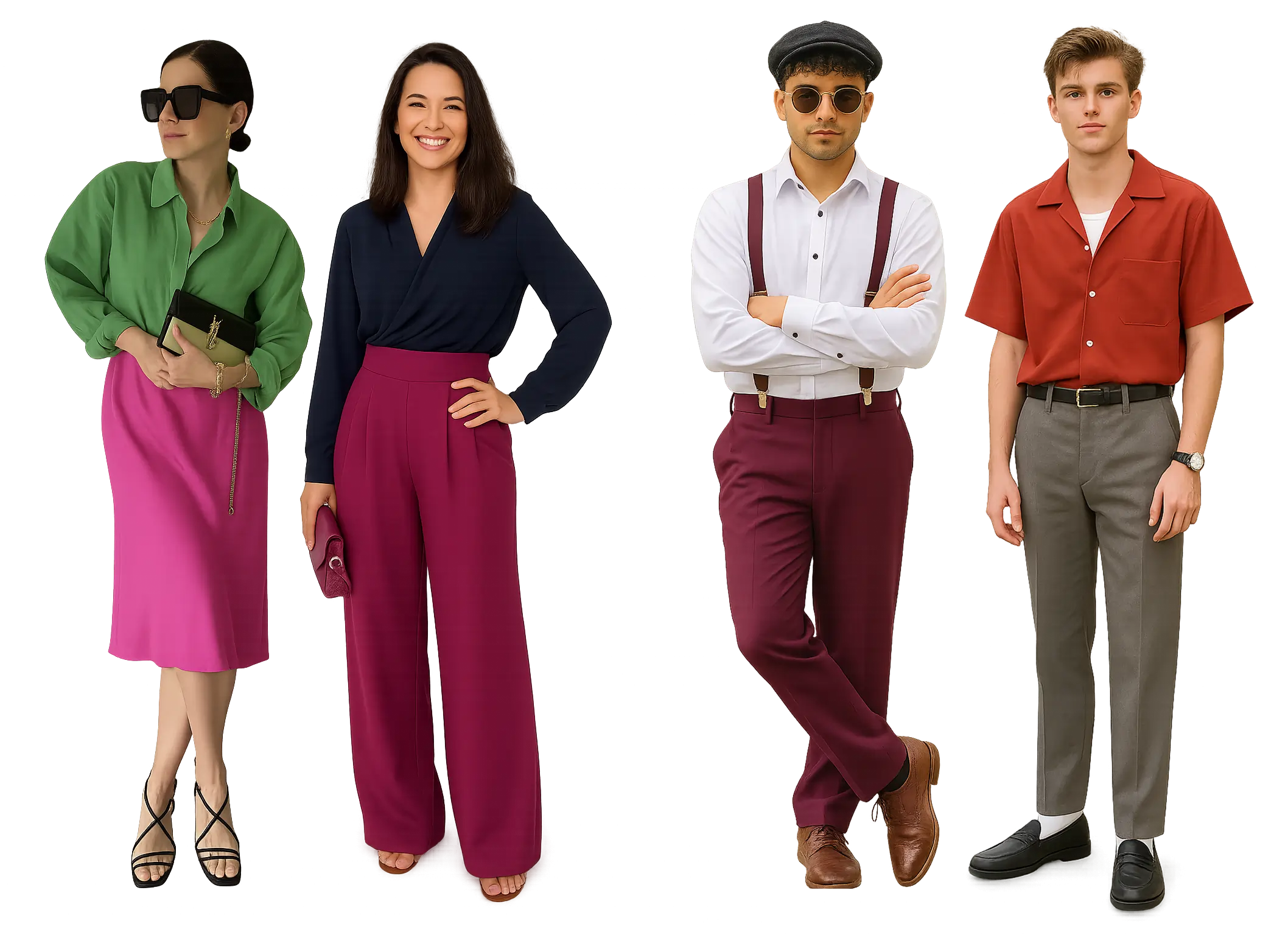 Retro Modern Dress Code Examples
